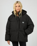 All About Eve Elevate Oversized Puffer Jacket Black