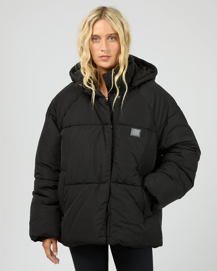 All About Eve Elevate Oversized Puffer Jacket Black