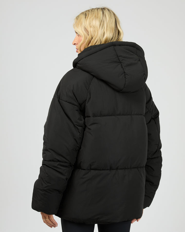 All About Eve Elevate Oversized Puffer Jacket Black