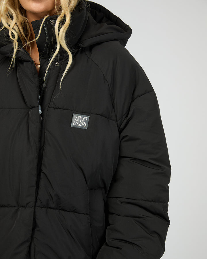 All About Eve Elevate Oversized Puffer Jacket Black