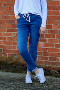 Wakee Blue Denim Joggers