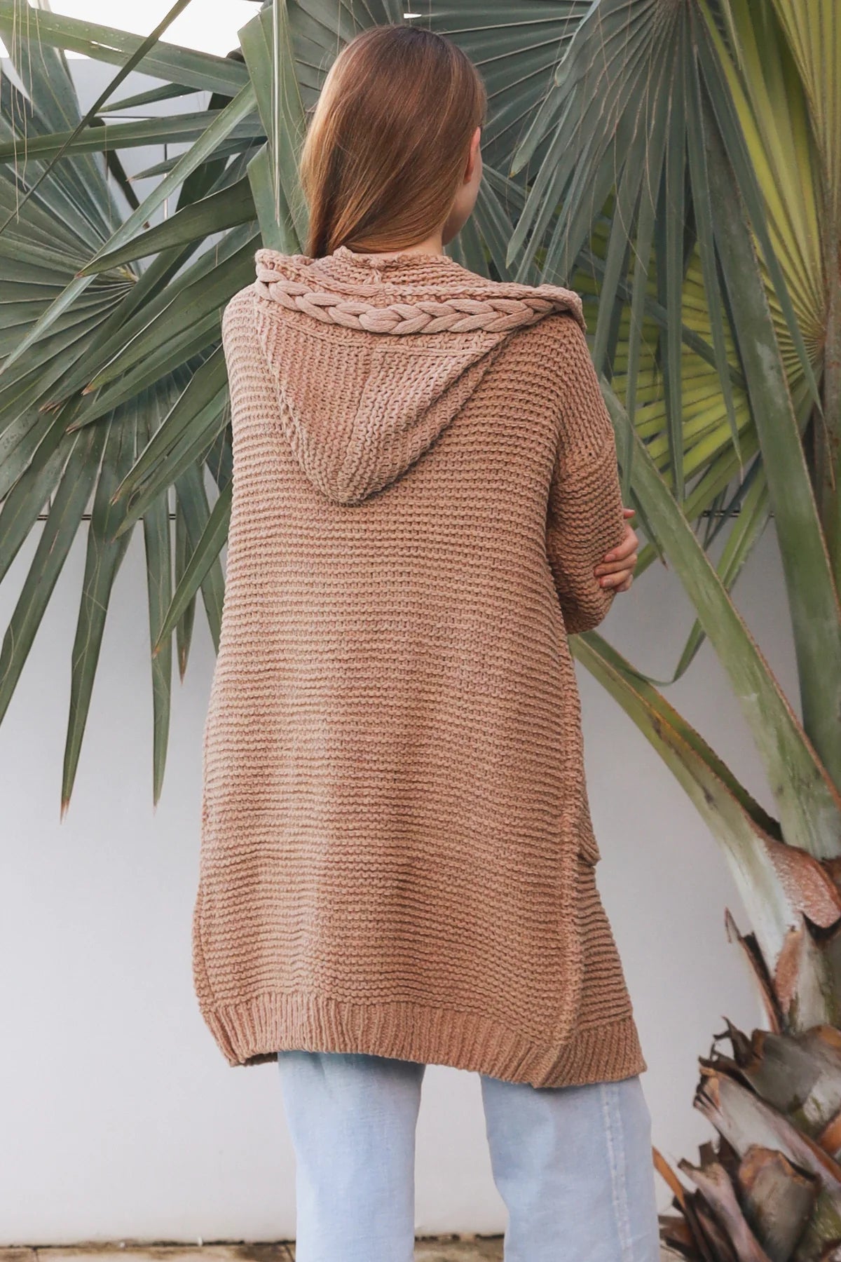 Charlotte the Label - Caramel Chunky knit long cardigan
