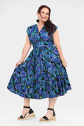 Keshet Marisol Midi Dress - Poppy Teal