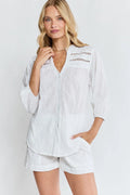 Lulalife Laverne Pin Tuck Top