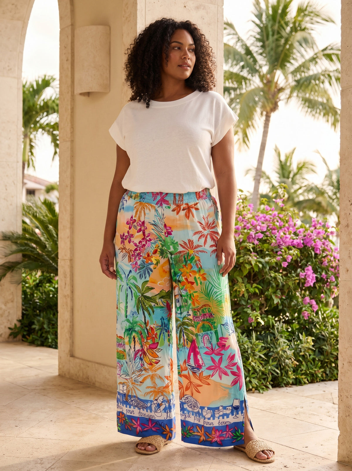 Orientique Nice Print Pant