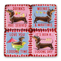 DWBH Homewares Dash Coaster Set 4