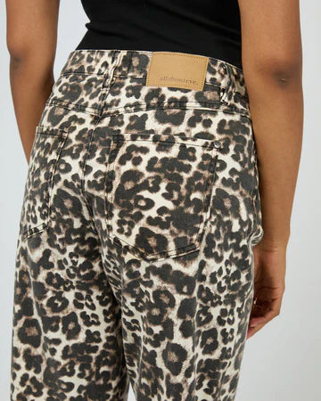 Mikaela Leopard Jean - All About Eve