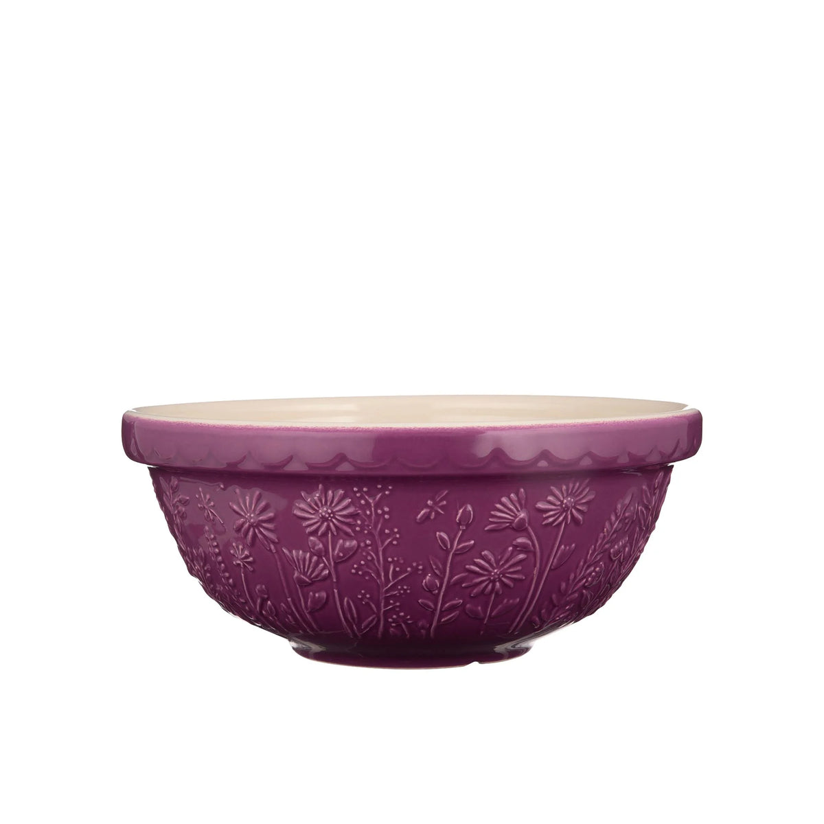 Mason Cash In The Meadow Daisy Mixing Bowl 26cm - 2.7L Purple
