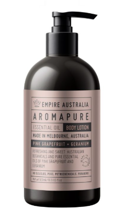 Aromapure – Pink Grapefruit & Geranium Hand & Body Lotion 500ml