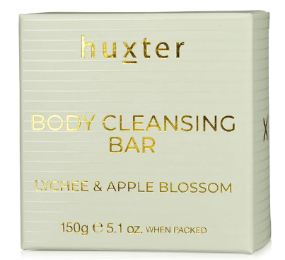 Huxter - Body Cleansing Bar 150gm - Green - Lychee & Apple Blossom