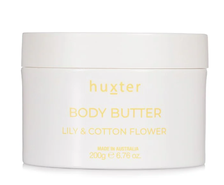 Huxter - 200gm Body Butter - Lily & Cotton Flower (Yellow)