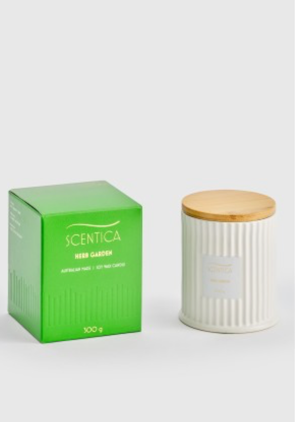 HERB GARDEN - SCENTICA SIGNATURE 300G CANDLE