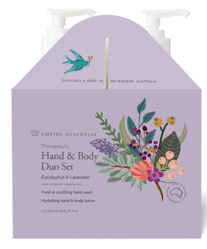 Therapeutic – Eucalyptus & Lavender Hand/Body Care Duo 500ml