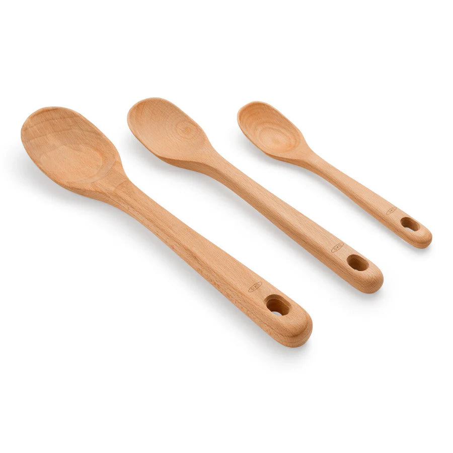 OXO - Good Grips - 3 Piece Wooden Spoon Set