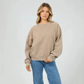 Stone Vintage Raglan Crew - All about Eve