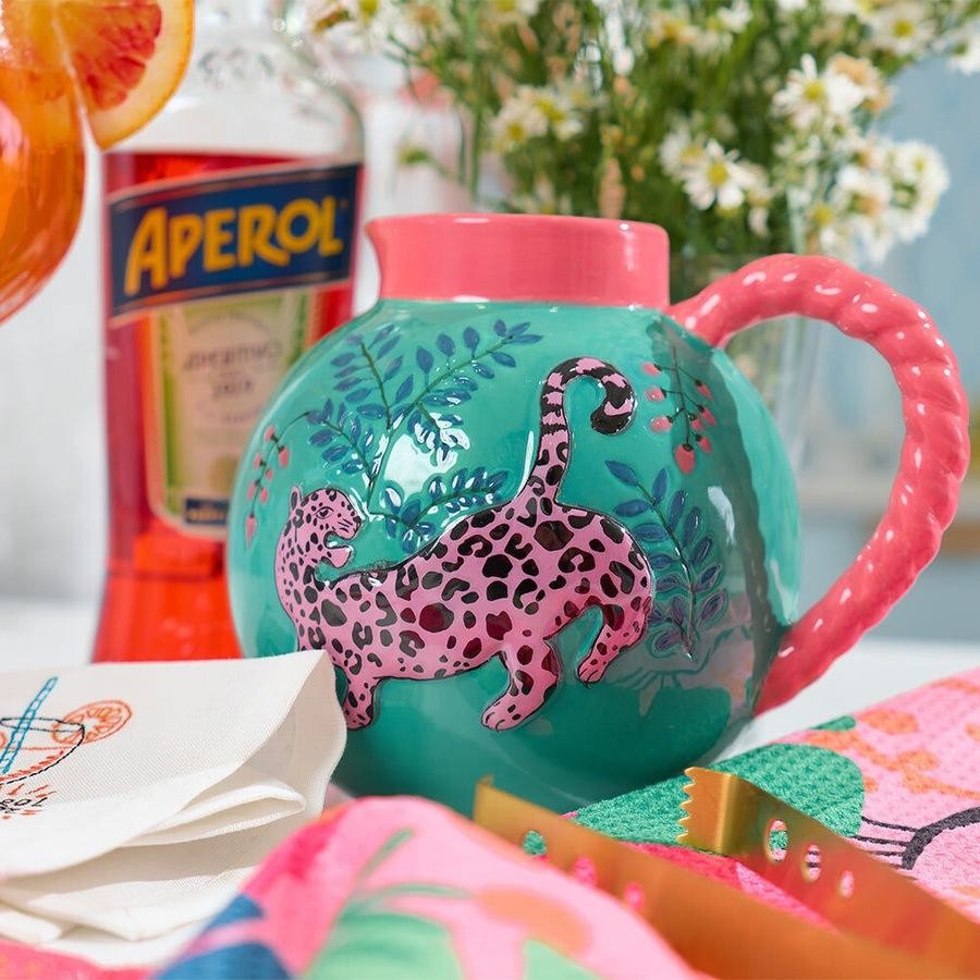 Annabel Trends - Ceramic Jug - Cheetah