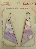 Kami-So Large Triangle Reversible Earrings